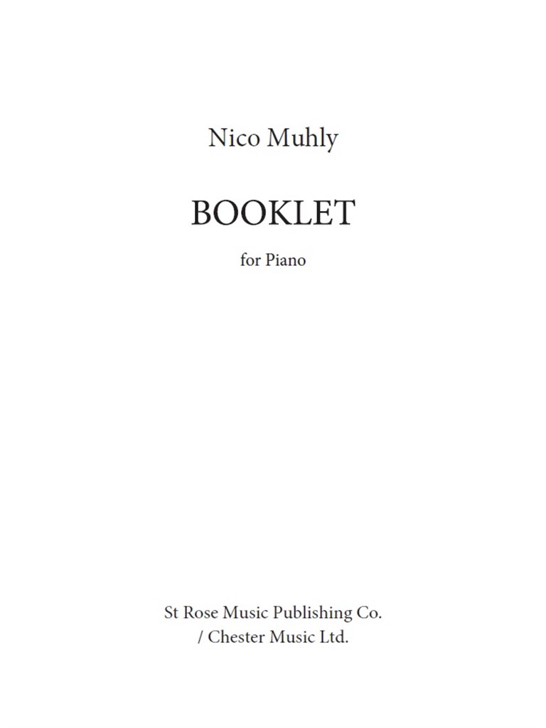 Booklet